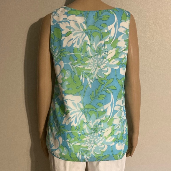 Lilly Pulitzer Tropical floral print shirt, size 6 Excellent Condition - Picture 2 of 6